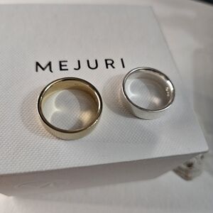 Mejuri Gold and Silver Women's Rings (2!)
